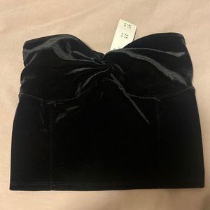Abercrombie & Fitch velvet tube top size S